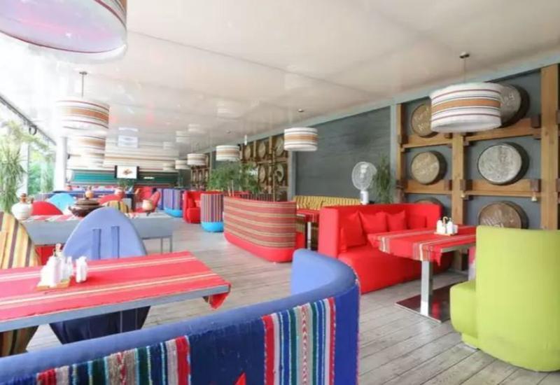 Atlantic Garden Resort Odessa Exterior foto The interior of the restaurant